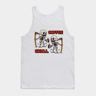 Coffee Skull Drink Tank Top